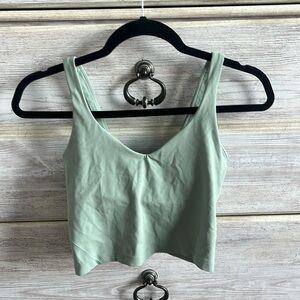 Green Lululemon tank top